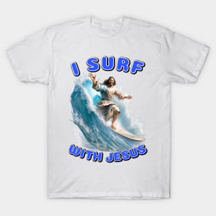 Jesus surfing T-Shirt